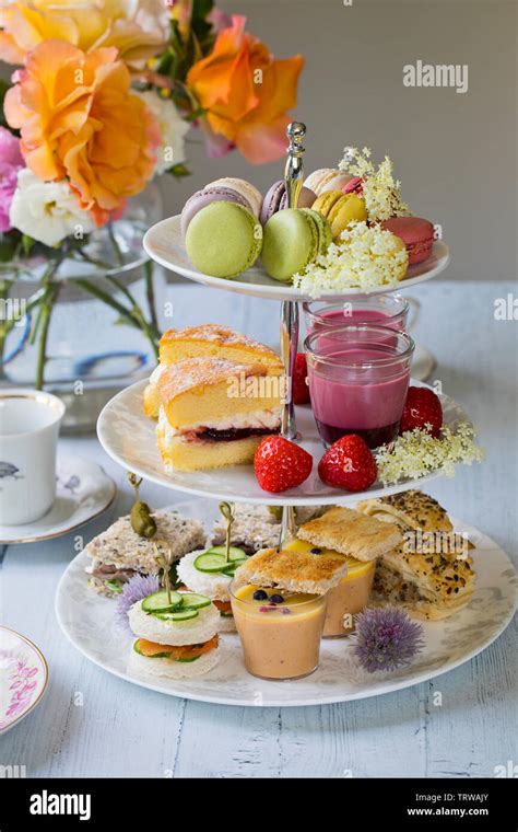 Traditional English Afternoon Tea Stock Photo Alamy