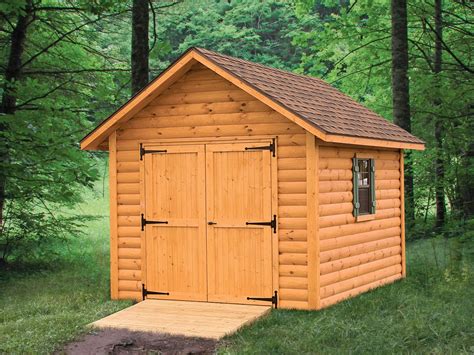 Alpine Log Sided Shed Custom Barns And Buildings The Carriage Shed