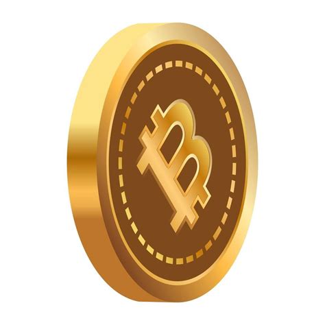 3d Bitcoin Crypto Currency Vector Illustration 3051030 Vector Art At