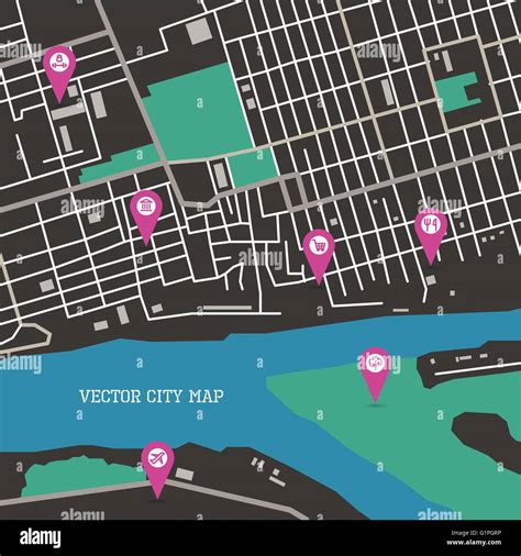 Vector City Map Stock Vector Image And Art Alamy
