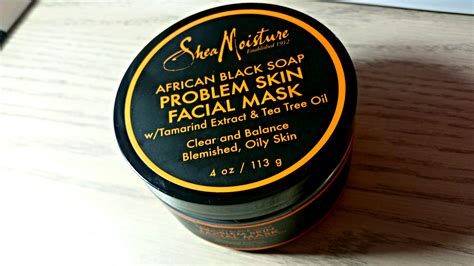Shea Moisture African Black Soap Problem Skin Facial Mask