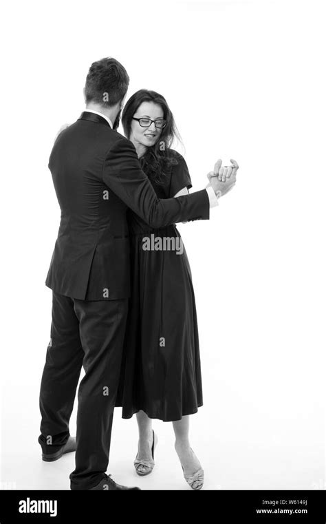 Couple Dancing Viennese Waltz Black And White Stock Photos And Images Alamy