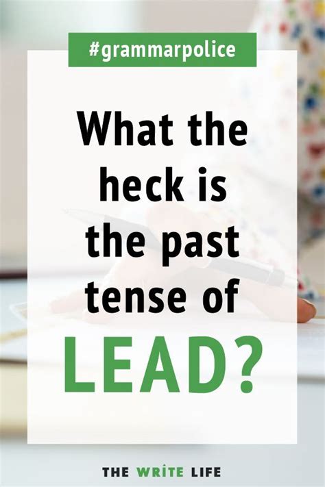 Plural singular past tense present tense verb adjective adverb noun. What's the Past Tense of Lead? Here's the Simple Answer ...