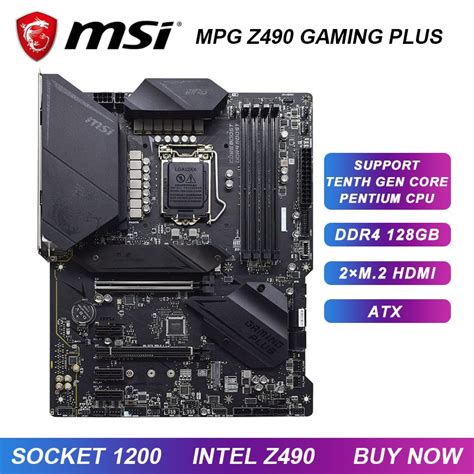 Jual Preorder Msi Mpg Z490 Gaming Plus Mining Motherboard Lga 1200