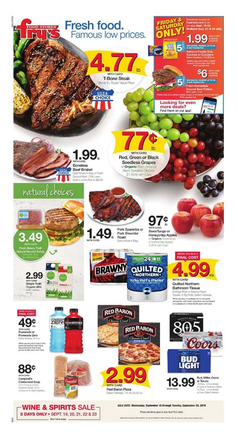 Savings are available in the fry's food weekly ad for name brand products and products within the kroger brands, in addition the supermarket offering we gathered all the online weekly ad circulars for your favorite stores. Fry's Food Weekly ad Flyer Mar 4 - Mar 10, 2020 | Food ...