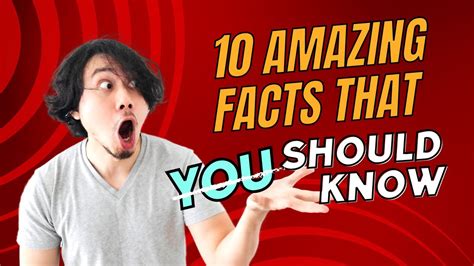 10 amazing facts that might blow your mind youtube