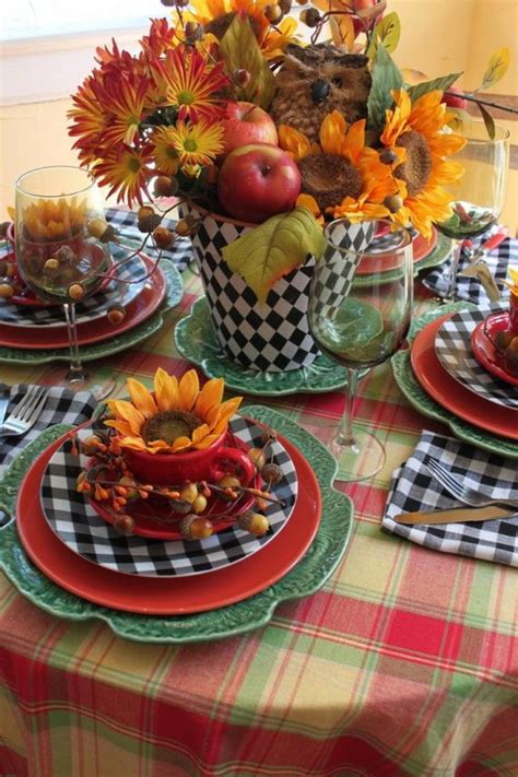60 Beautiful Fall Table Setting Ideas For Special Occasions And Not