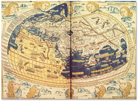 Mapamundi De Ptolomeo Segun Johannes De Armsshein — Ocw Universidad De