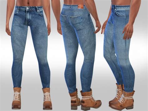 The Sims Resource Superdry Men Fit Jeans By Saliwa • Sims 4 Downloads