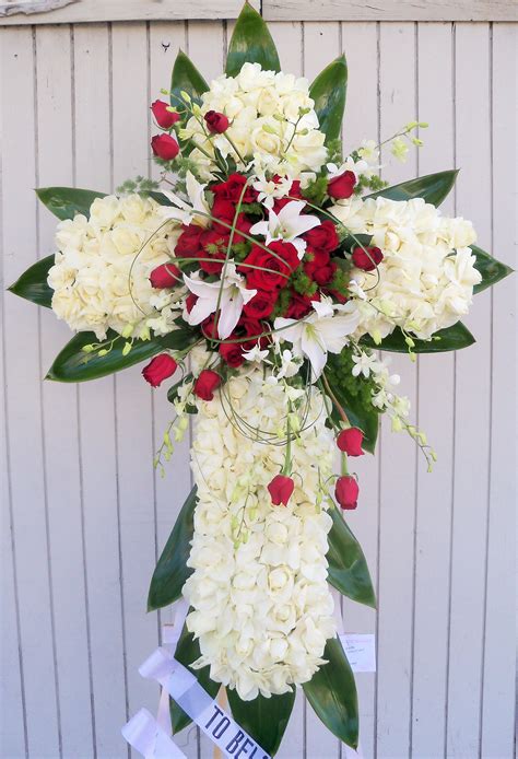 Funeral Cross In Huntington Beach Ca Huntington Flowers