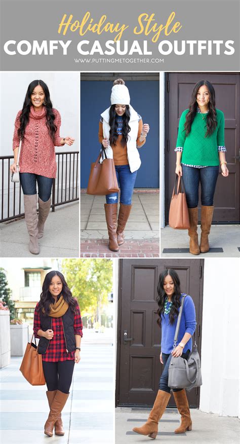 Cords, chinos or cotton pants in a light color are all appropriate and will pair rather nicely with a denim washed oxford shirt. Cozy Outfits for Casual Holiday Gatherings With Friends ...