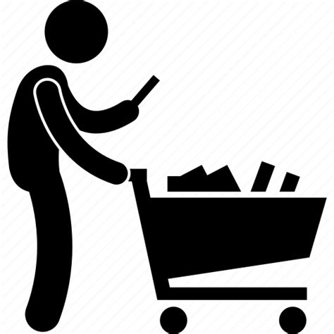 Cart Consumer Mobile Purchase Search Shopper Shopping Icon