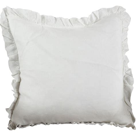 Ruffled Linen Throw Pillow Wayfair