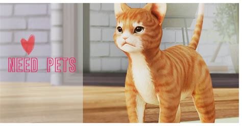 My Sims 4 Blog We Need Pets Decorative Cats By Blackle