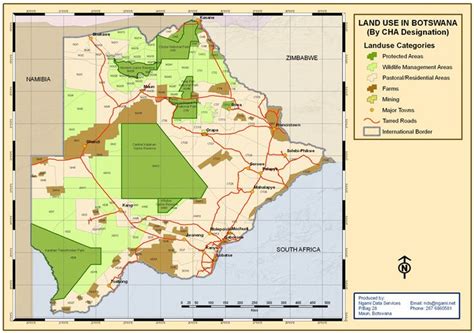 Botswana Land Use Classifications 150 Botswana Community Engagement