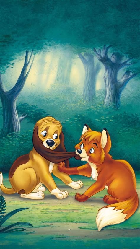 The Fox And The Hound 1981 Phone Wallpaper Moviemania