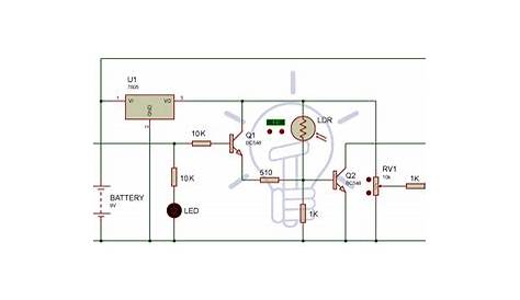 small emergency light circuit diagram