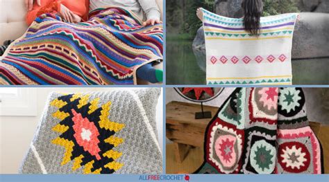 16 Free Southwest Afghan Crochet Patterns