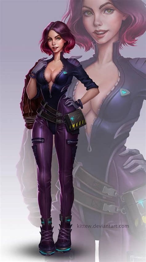 concept sci fi girl by kittew female character concept fantasy character design character