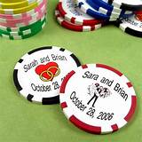 Images of Customized Chocolate Poker Chips