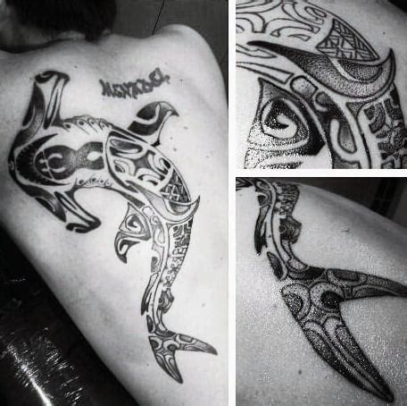 There are lots of popular picture designs but this particular one is simple yet very appealing. 70 Hammerhead Shark Tattoo Designs For Men - Deep Sea Ink ...