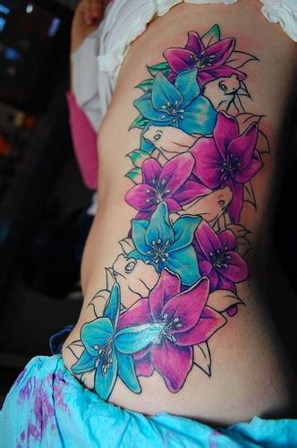 Sweet Pea Flowers Tattoo Design Body Art Designs Gallery