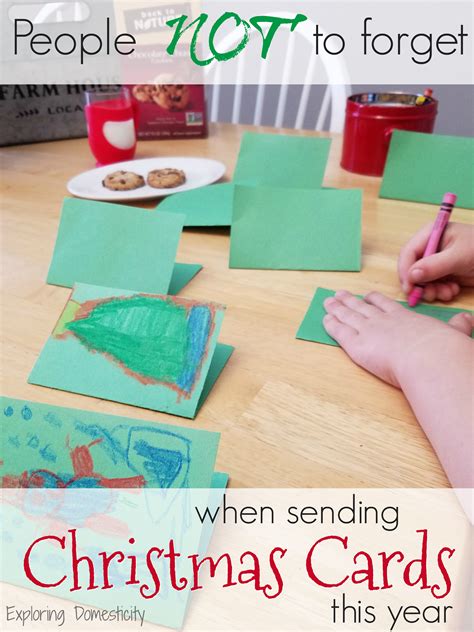 People Not To Forget When Sending Christmas Cards
