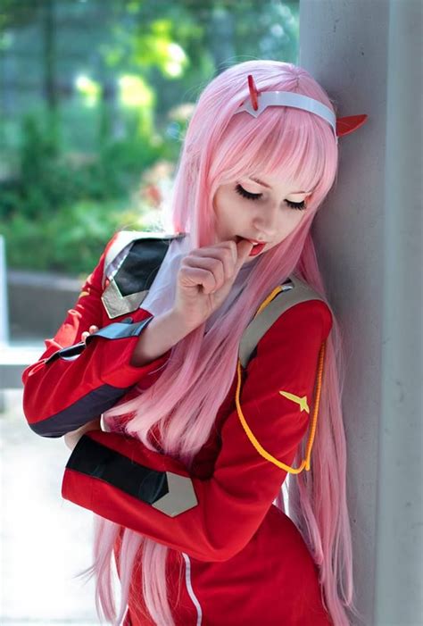 Zero Two From Darling In The Franxx Cosplay By Xiuemi Cosplayer Photo