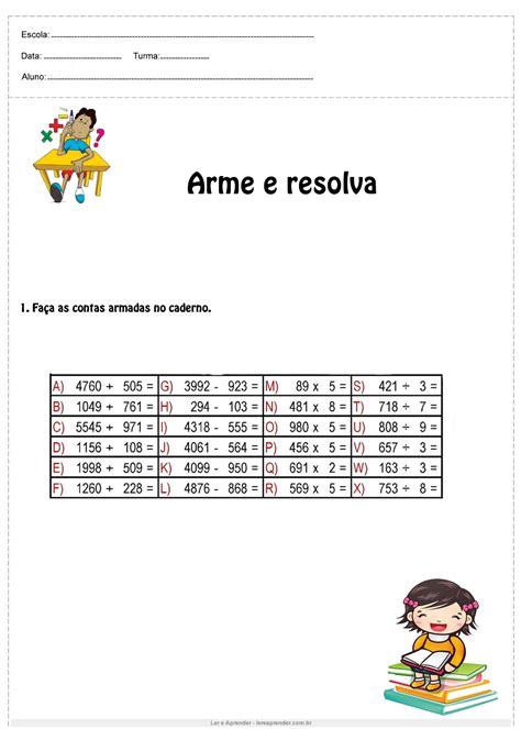 Arme E Resolva As Operações