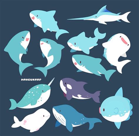 Our ocean voyager gallery, built by the home depot is home to whale sharks, manta rays and thousands of other fascinating fish. Sea Creatures | @mahoukarp | 귀여운 동물 그림, 상어 그림, 동물 그림