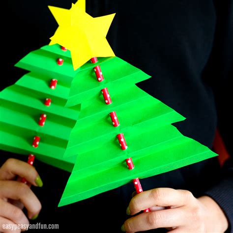 Accordion Paper Christmas Tree Easy Peasy And Fun