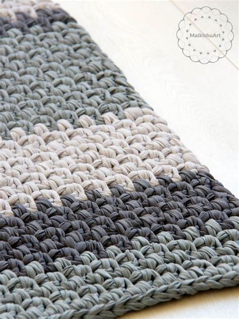He tejido un conjunto de 3 cestas en punto. Como Hacer Una Alfombra De Trapillo Rectangular - Idea de Hacer
