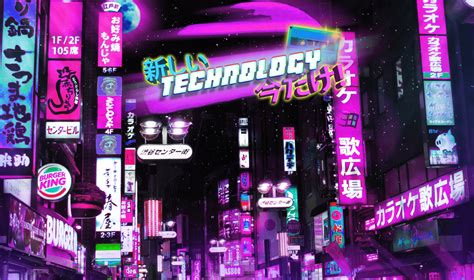 Neon City Vaporwave Wallpapers Top Free Neon City Vaporwave