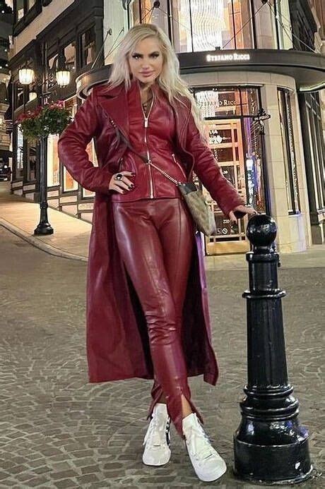 pin von gurag auf red leather coat in 2022 bekleidung leder