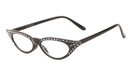 small reading rhinestone cat eye glasses wholesale frontier fashion inc