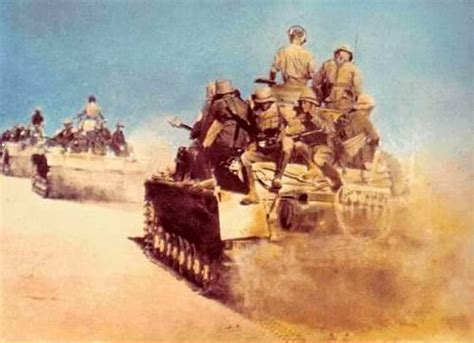 World War Ii In Color Panzerkampfwagen Ivs Of The Afrika Korps