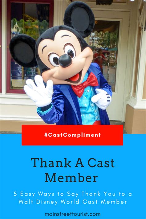 Have You Ever Taken The Time To Say Thank You To A Cast Member At Walt
