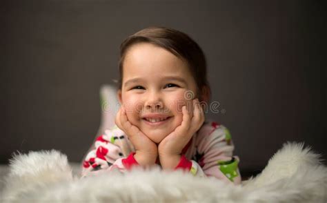 Portrait Of A Beautiful Little Girl Stock Image Image Of Childhood