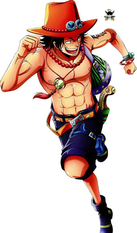 Portgas D Ace Render One Piece Ace Anime Ace