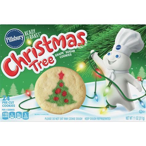 If you are planning holiday festivities you can buy all sorts of designs from pillsbury and bake a variety of them. Pillsbury Ready to Bake! Christmas Tree Shape Sugar Cookies Reviews 2020