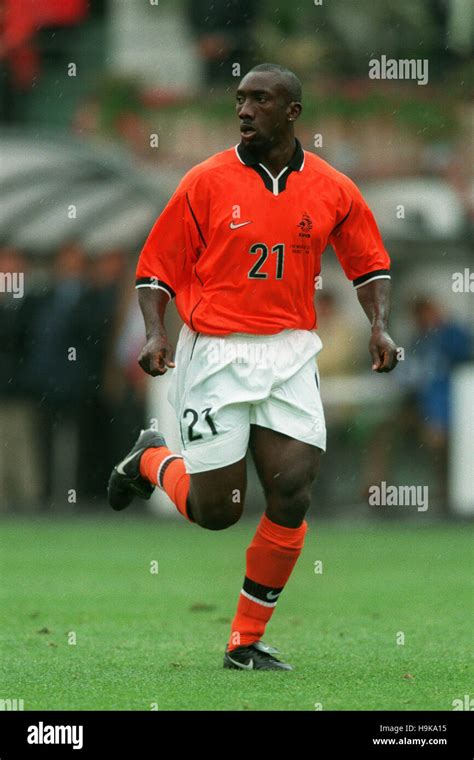 Jimmy Floyd Hasselbaink Holland And Leeds United Fc 02 July 1998 Stock