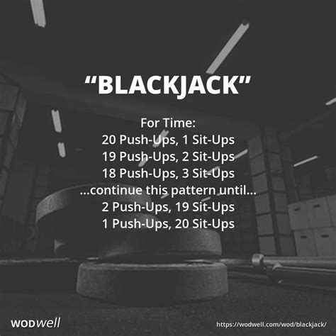 Blackjack Workout Functional Fitness Wod Wodwell Crossfit