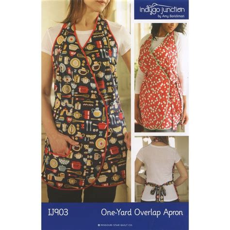 One Yard Overlap Apron Pattern Aprons Patterns Apron Sewing Pattern