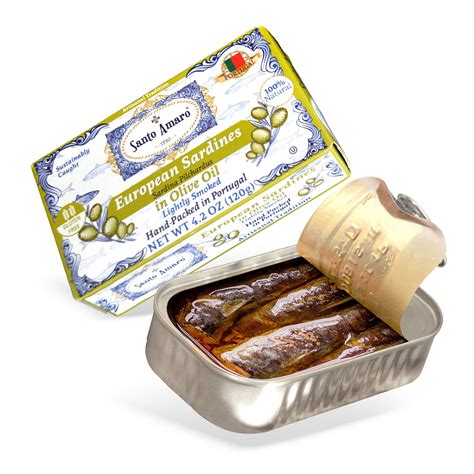 Buy Santo Amaro Authentic European Sardines In Olive Oil Hand Packed Canned Sardines From