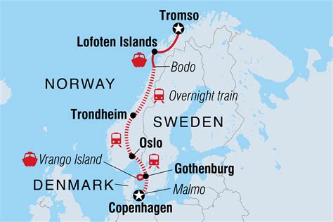 Map Of Norway Sweden Denmark World Map