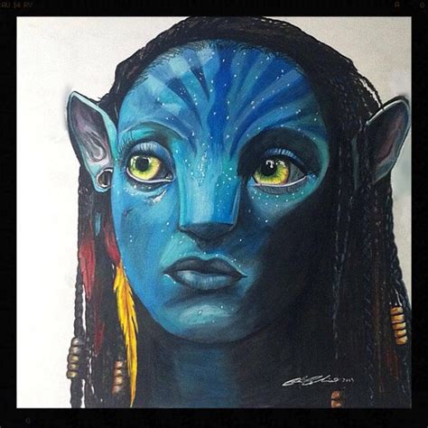 Neytiri Avatar Drawing By Pencilrick On Deviantart