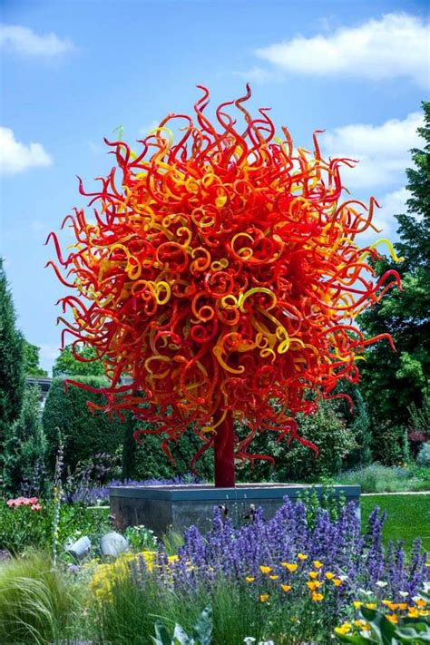 Dale Chihuly Denver Botanic Gardens Glass Art Sculpture Glass Art