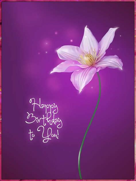 70 beautiful purple happy birthday images