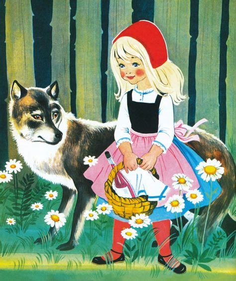 Mehrfach Illustrierte Felicitas Kuhn Das Märchen Rotkäppchen In Den 1960er Jahre Erschien Im