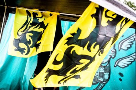Onze officiële vlag in blauw of geel. Waar komt de vlag met volledig zwarte leeuw vandaan? - De ...